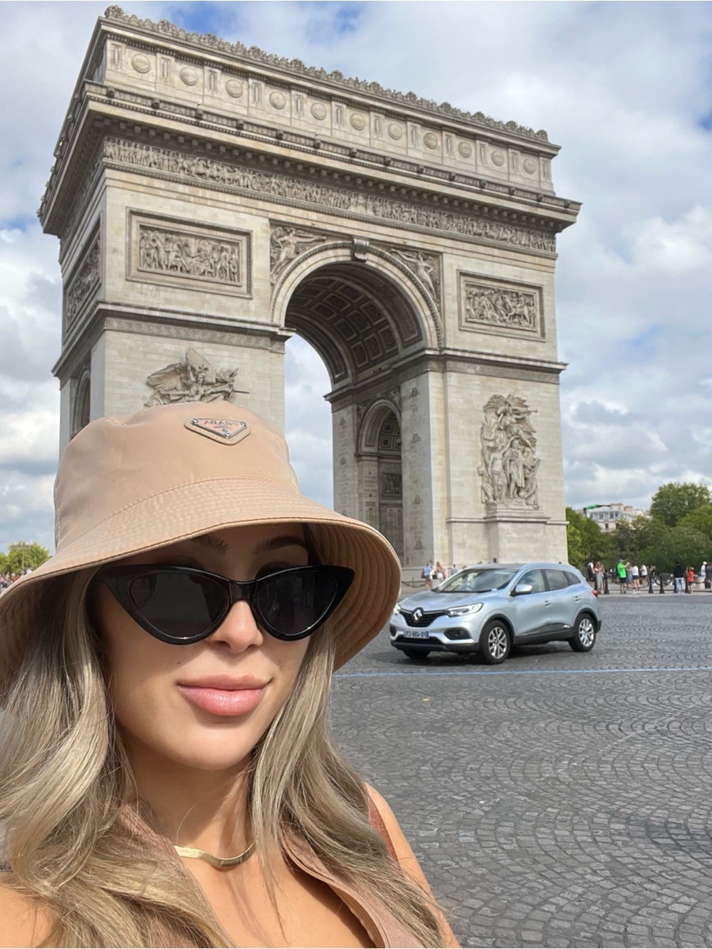 Prada Beige Bucket Hat